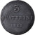 Moneda, Estados italianos, TUSCANY, Leopold II, 3 Quattrini, 1843, BC+, Cobre