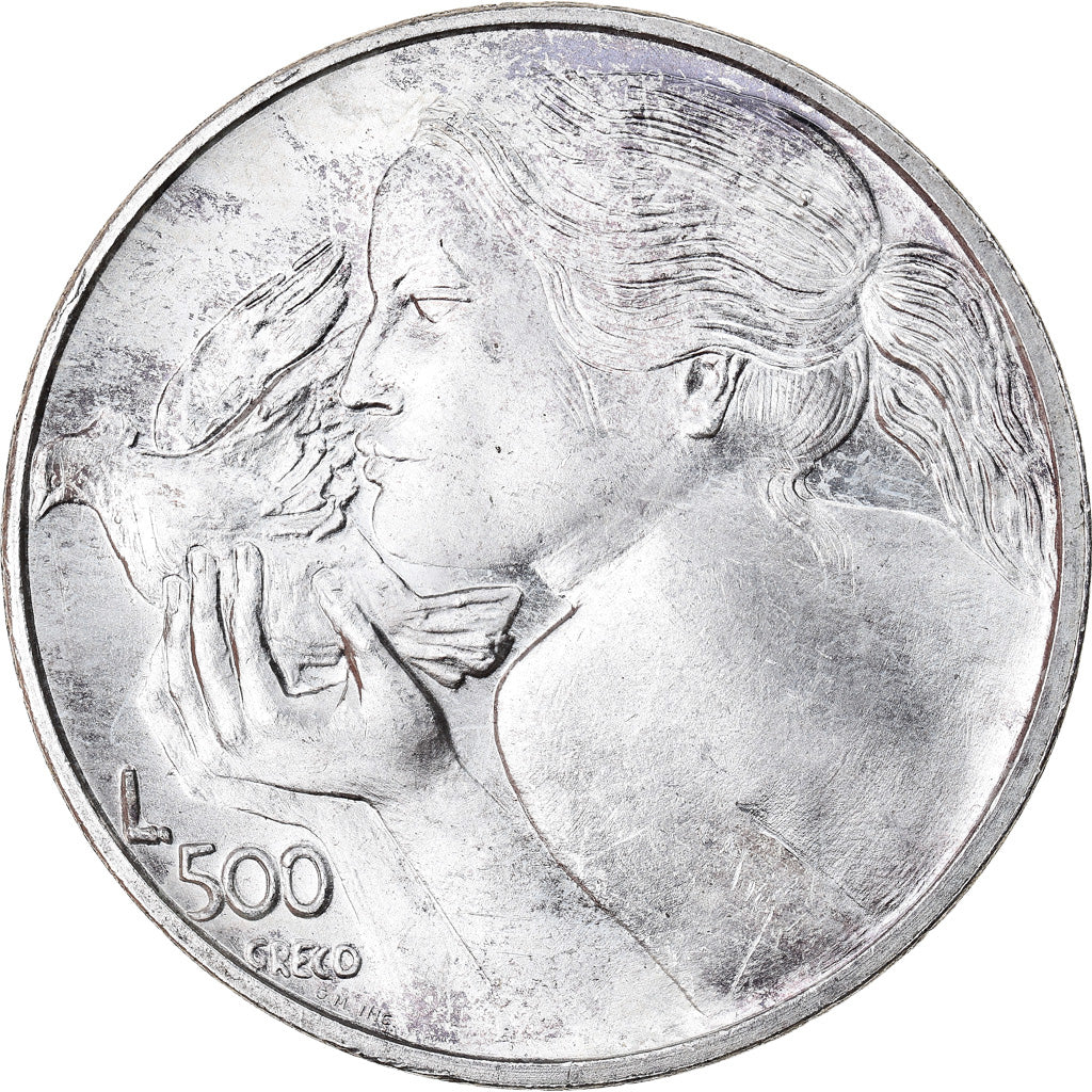 Coin, San Marino, 500 Lire, 1973, Rome, MS(63), Silver, KM:29