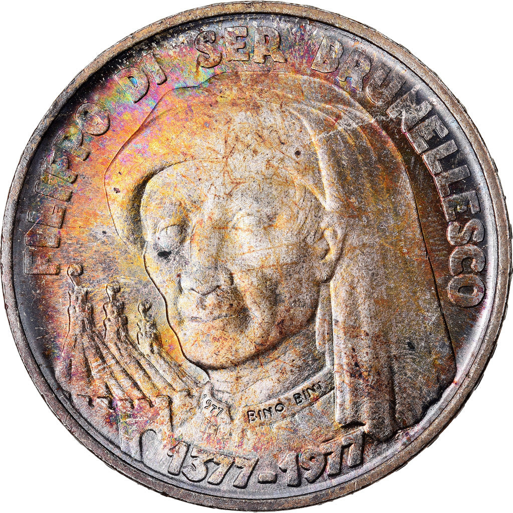 Münze, San Marino, 1000 Lire, 1977, Rome, UNZ+, Silber, KM:72