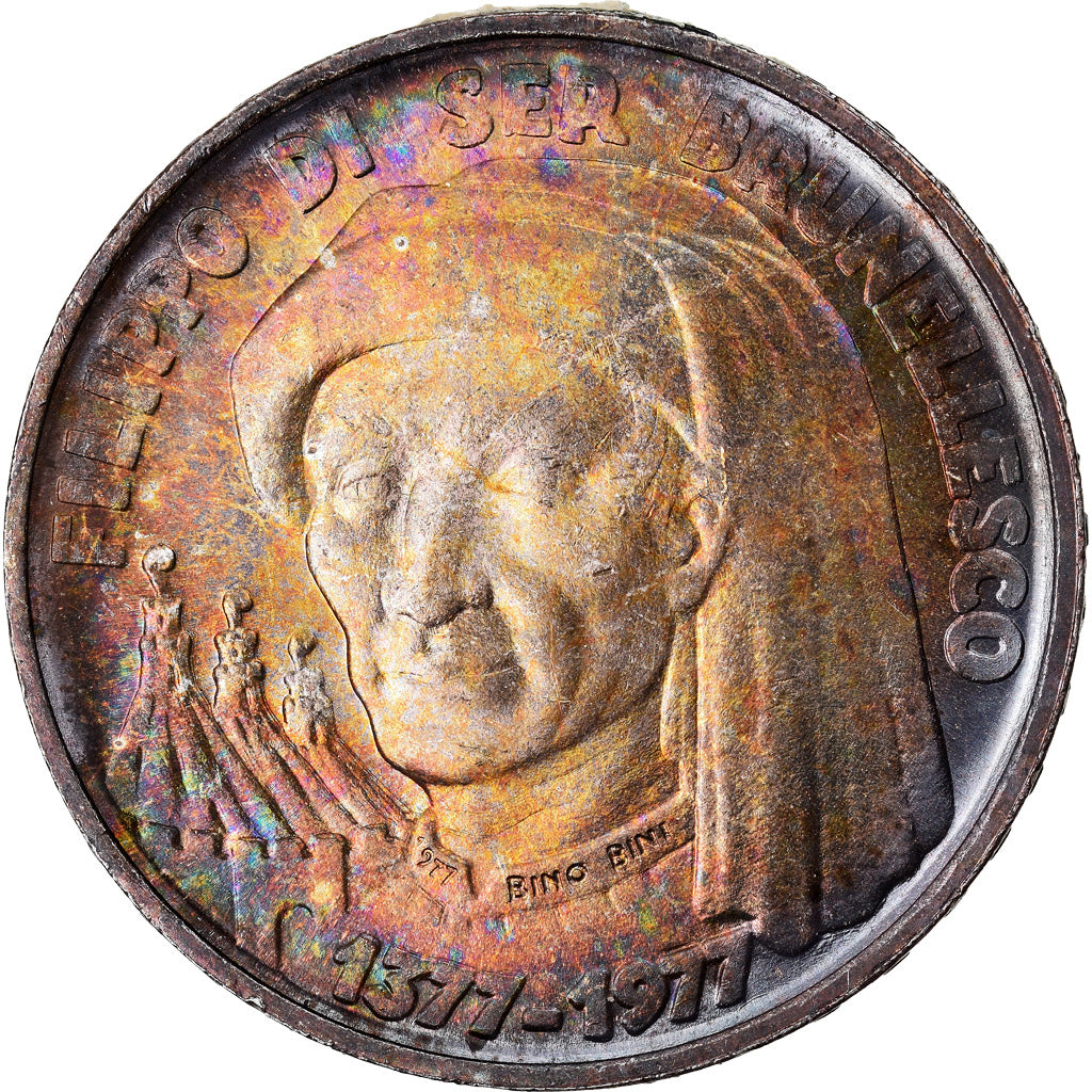 Moneta, San Marino, 1000 Lire, 1977, Rome, SPL+, Argento, KM:72