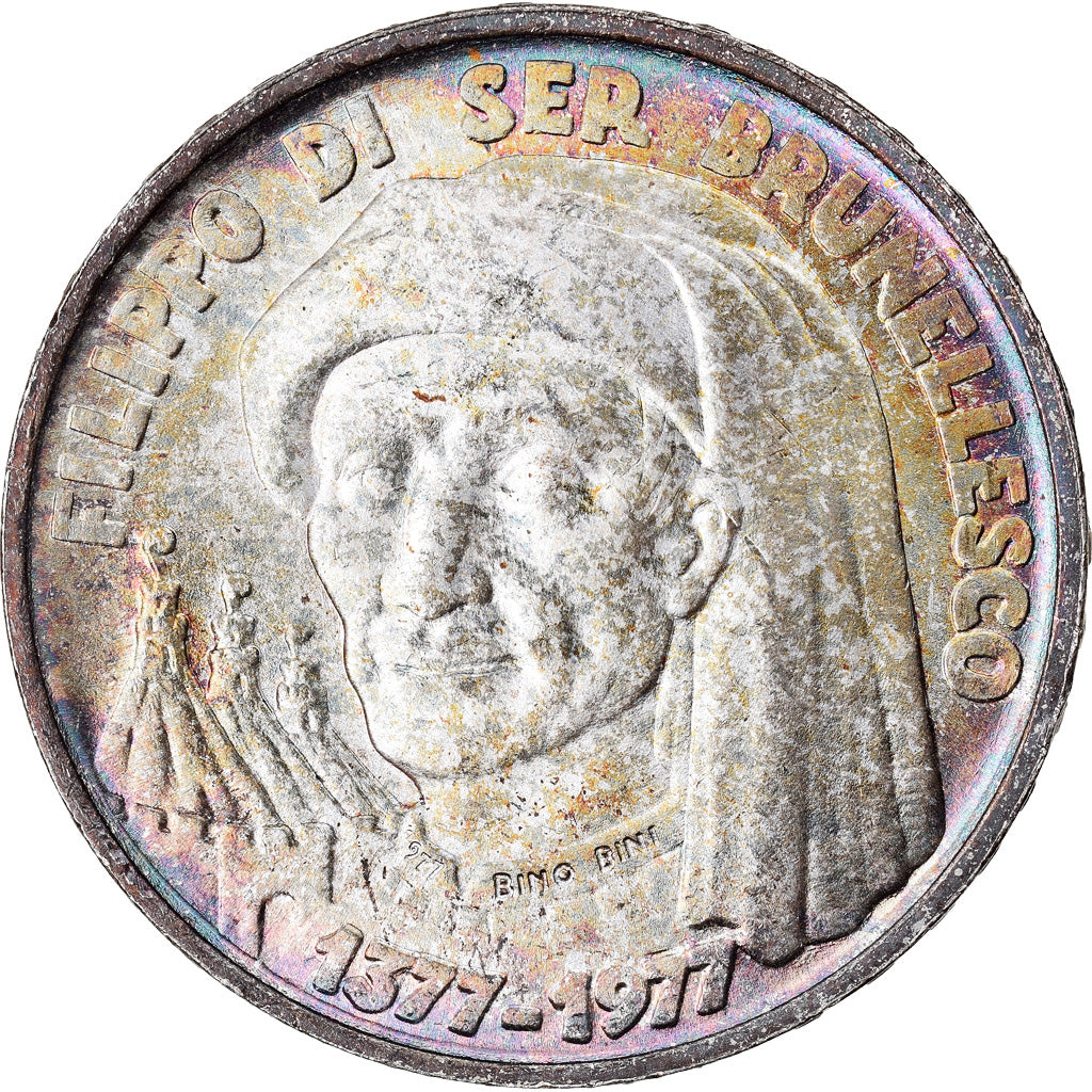 Moneta, San Marino, 1000 Lire, 1977, Rome, SPL+, Argento, KM:72