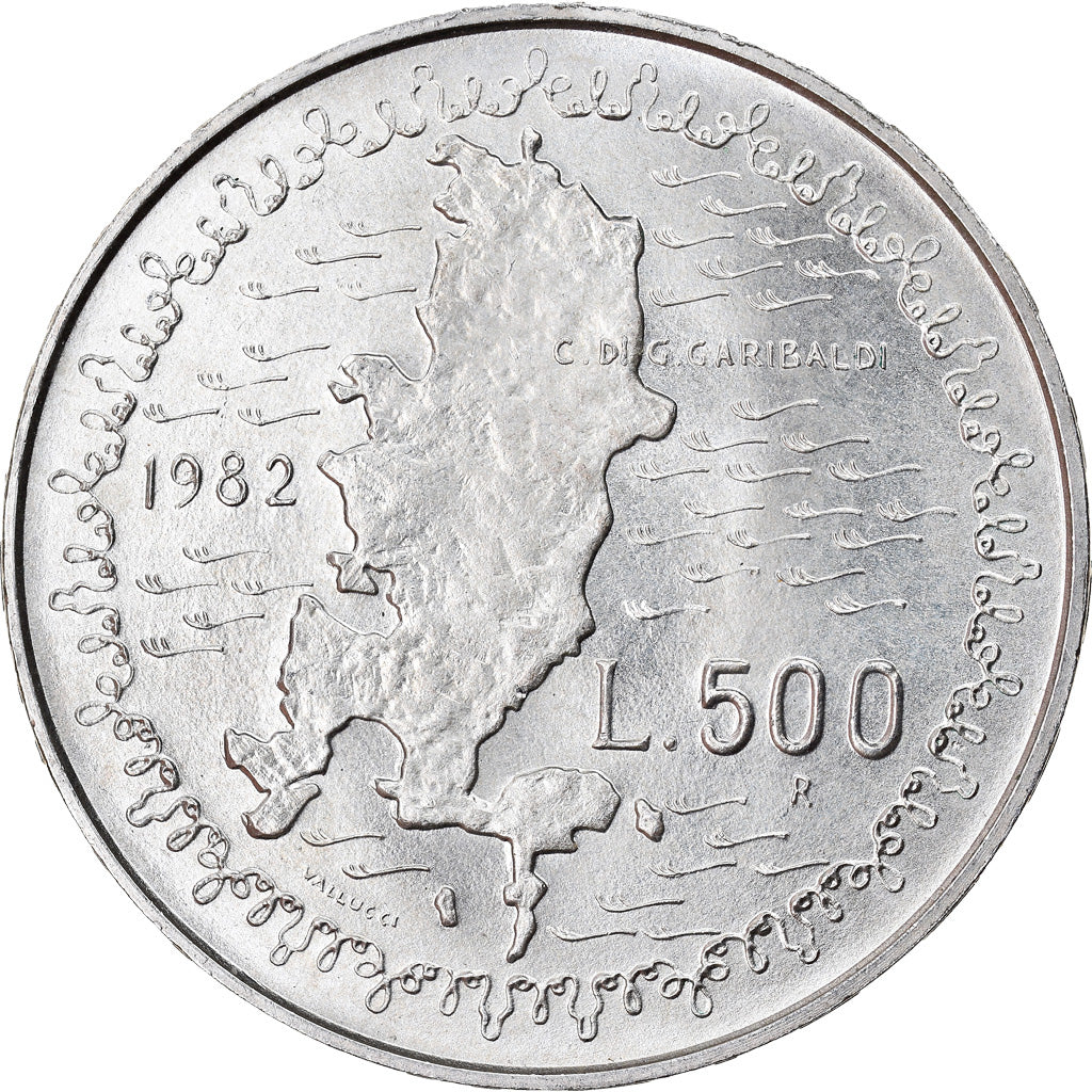 Münze, Italien, 500 Lire, 1982, Rome, UNZ, Silber, KM:112