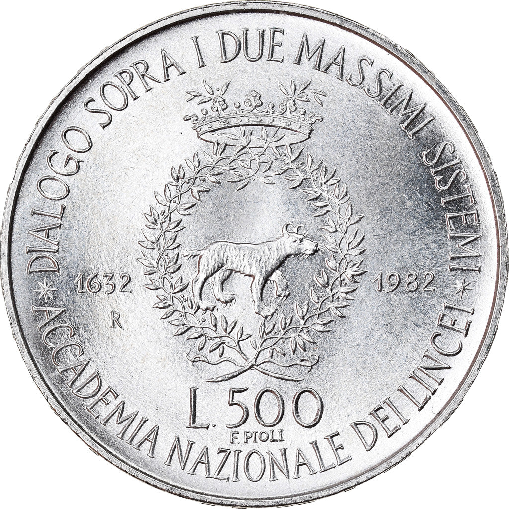 Moneta, Italia, 500 Lire, 1982, Rome, SPL, Argento, KM:113