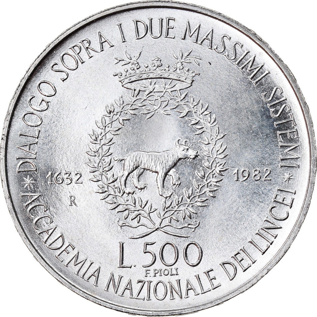 Münze, Italien, 500 Lire, 1982, Rome, UNZ, Silber, KM:113