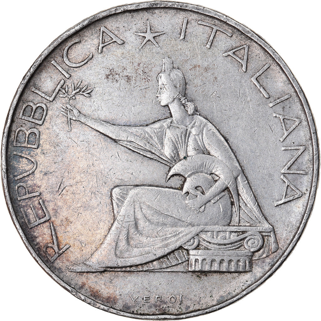 Coin, Italy, 500 Lire, 1961, Rome, AU(55-58), Silver, KM:99