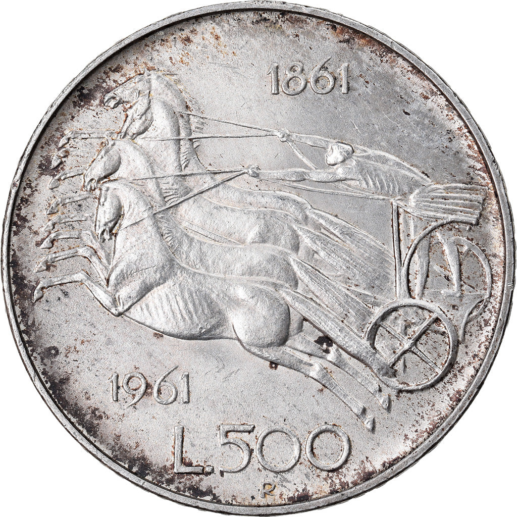 Moneta, Italia, 500 Lire, 1961, Rome, SPL, Argento, KM:99
