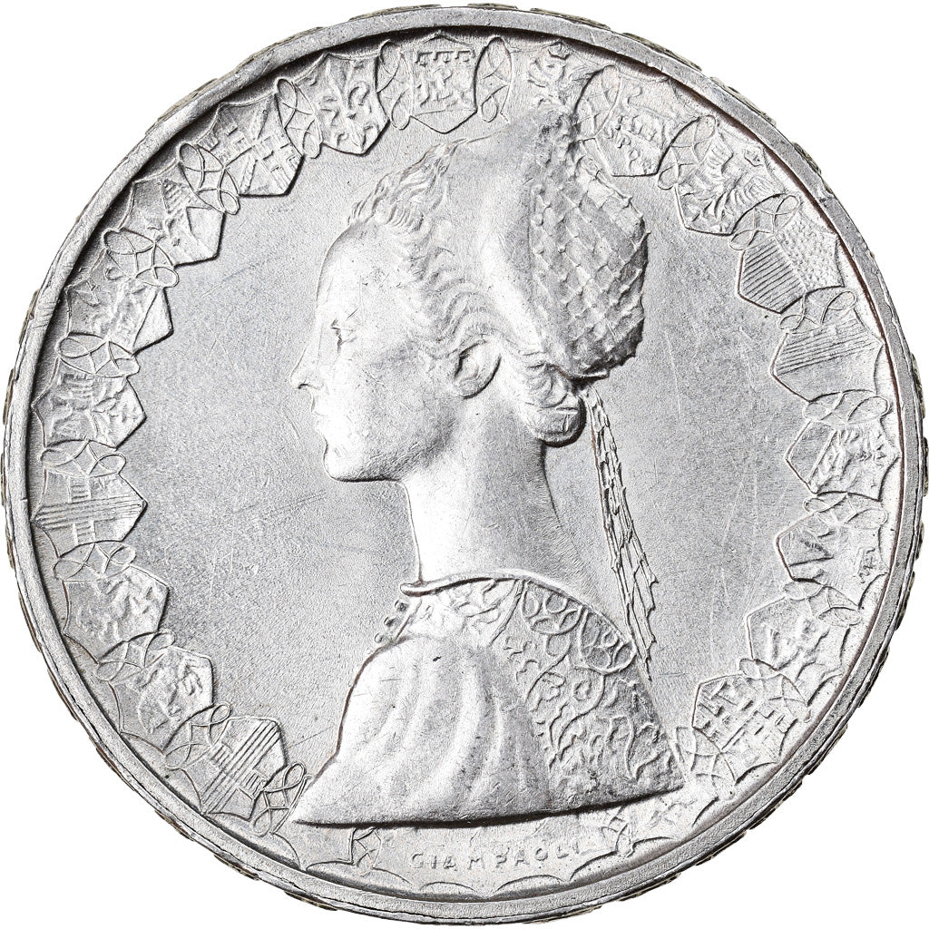 Coin, Italy, 500 Lire, 1964, Rome, AU(50-53), Silver, KM:98