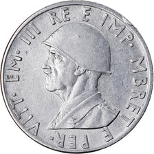 Coin, Albania, Vittorio Emanuele III, 0.50 Lek, 1940, Rome, AU(55-58), Stainless