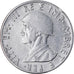 Coin, Albania, Vittorio Emanuele III, 0.50 Lek, 1940, Rome, AU(55-58), Stainless