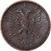 Coin, Albania, Zog I, 2 Qindar Ari, 1935, Rome, EF(40-45), Bronze, KM:15