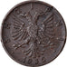 Moneta, Albania, Zog I, Qindar Ar, 1935, Rome, BB, Bronzo, KM:14