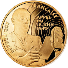 Monnaie, France, Général De Gaulle, 500 Francs, 1994, Paris, FDC, Or