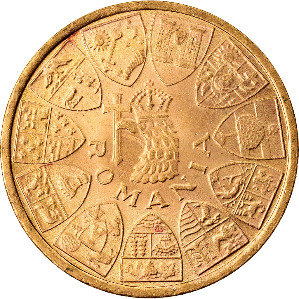 Coin, Romania, Mihai I, 20 Lei, 1944, Bucarest, MS(63), Gold, KM:M13