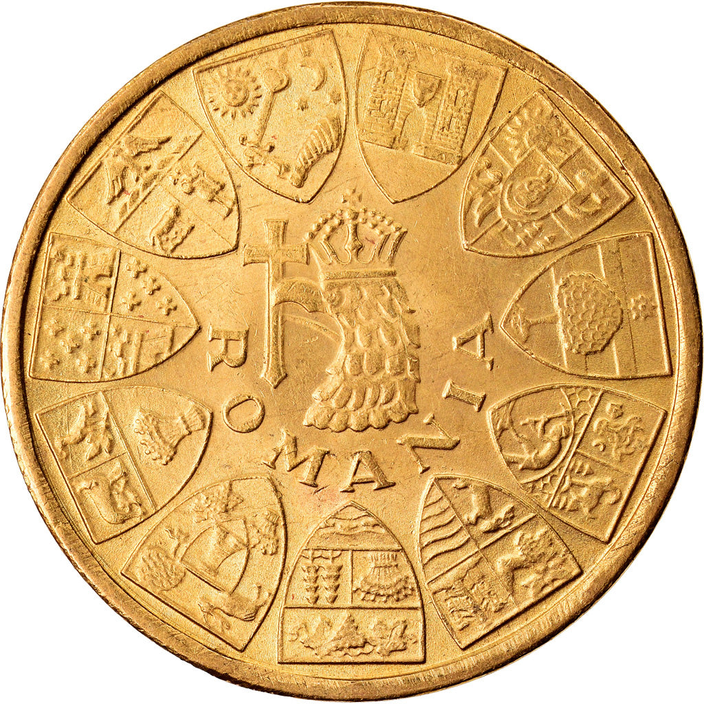 Coin, Romania, Mihai I, 20 Lei, 1944, Bucarest, MS(63), Gold, KM:M13