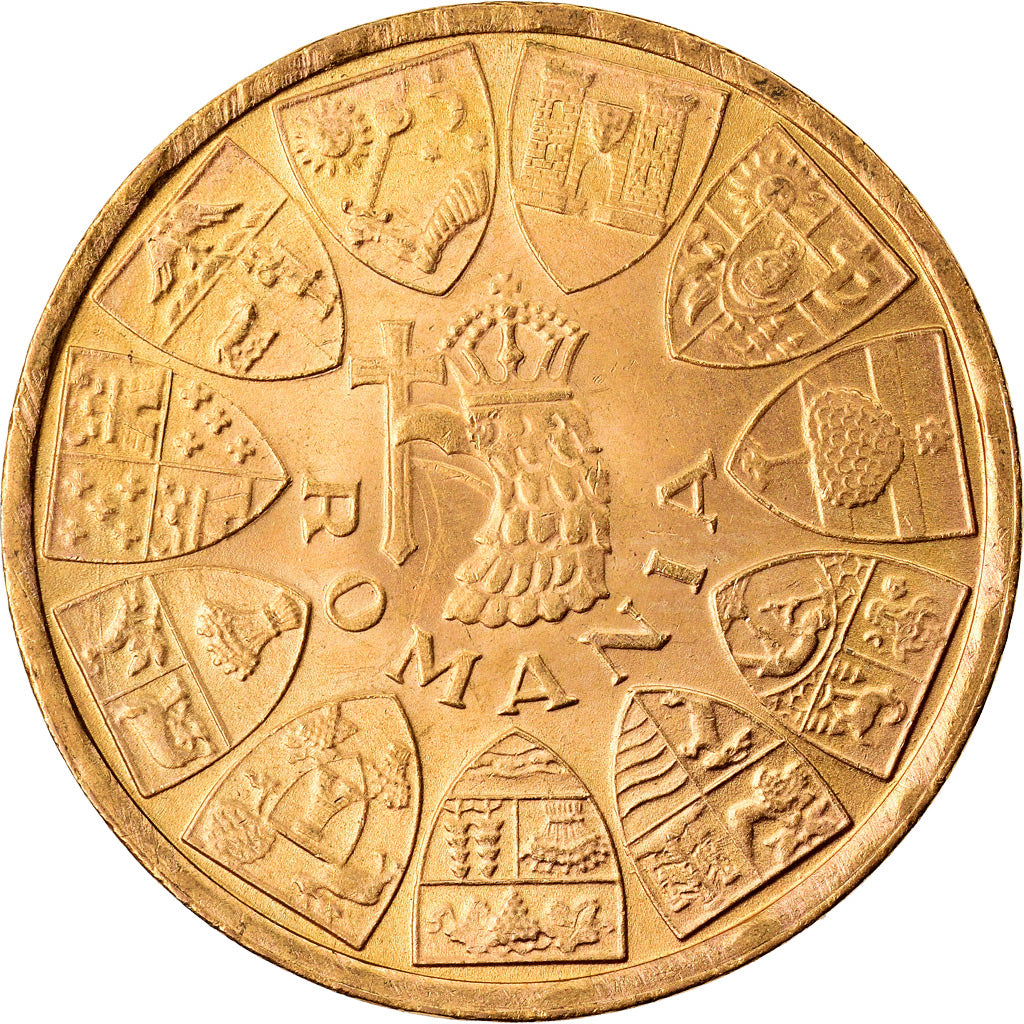 Coin, Romania, Mihai I, 20 Lei, 1944, Bucarest, MS(63), Gold, KM:M13