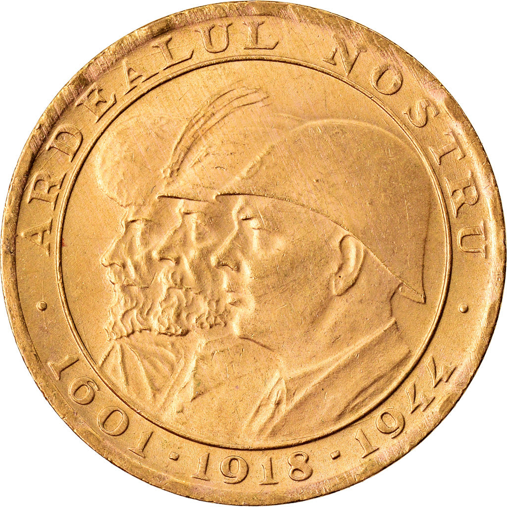 Coin, Romania, Mihai I, 20 Lei, 1944, Bucarest, MS(63), Gold, KM:M13