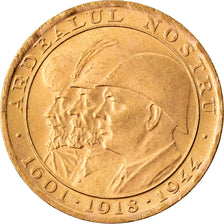 Coin, Romania, Mihai I, 20 Lei, 1944, Bucarest, MS(63), Gold, KM:M13