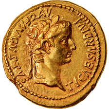 Coin, Tiberius, Aureus, AD 14-37, Lyon - Lugdunum, MS(64), Gold, RIC:29