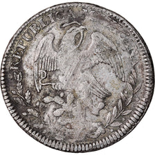 Monnaie, Mexique, 8 Reales, 1843, Zacatecas, TB+, Argent, KM:377.13
