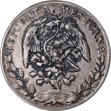 Coin, Mexico, 8 Reales, 1896, Mexico City, EF(40-45), Silver, KM:377.10