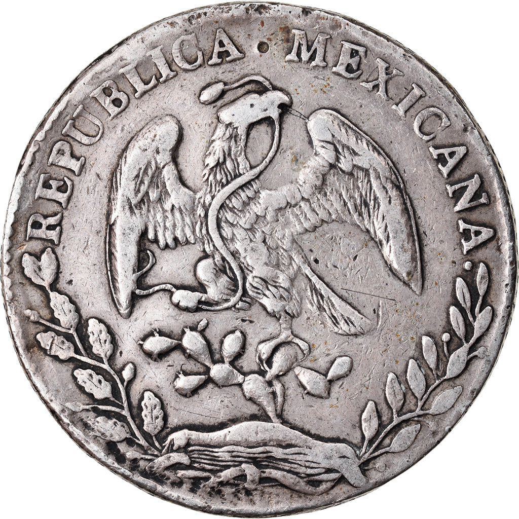 Monnaie, Mexique, 8 Reales, 1885, Zacatecas, TB, Argent, KM:377.13