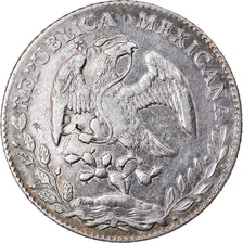 Moneda, México, 8 Reales, 1886, Mexico City, MBC, Plata, KM:377.10
