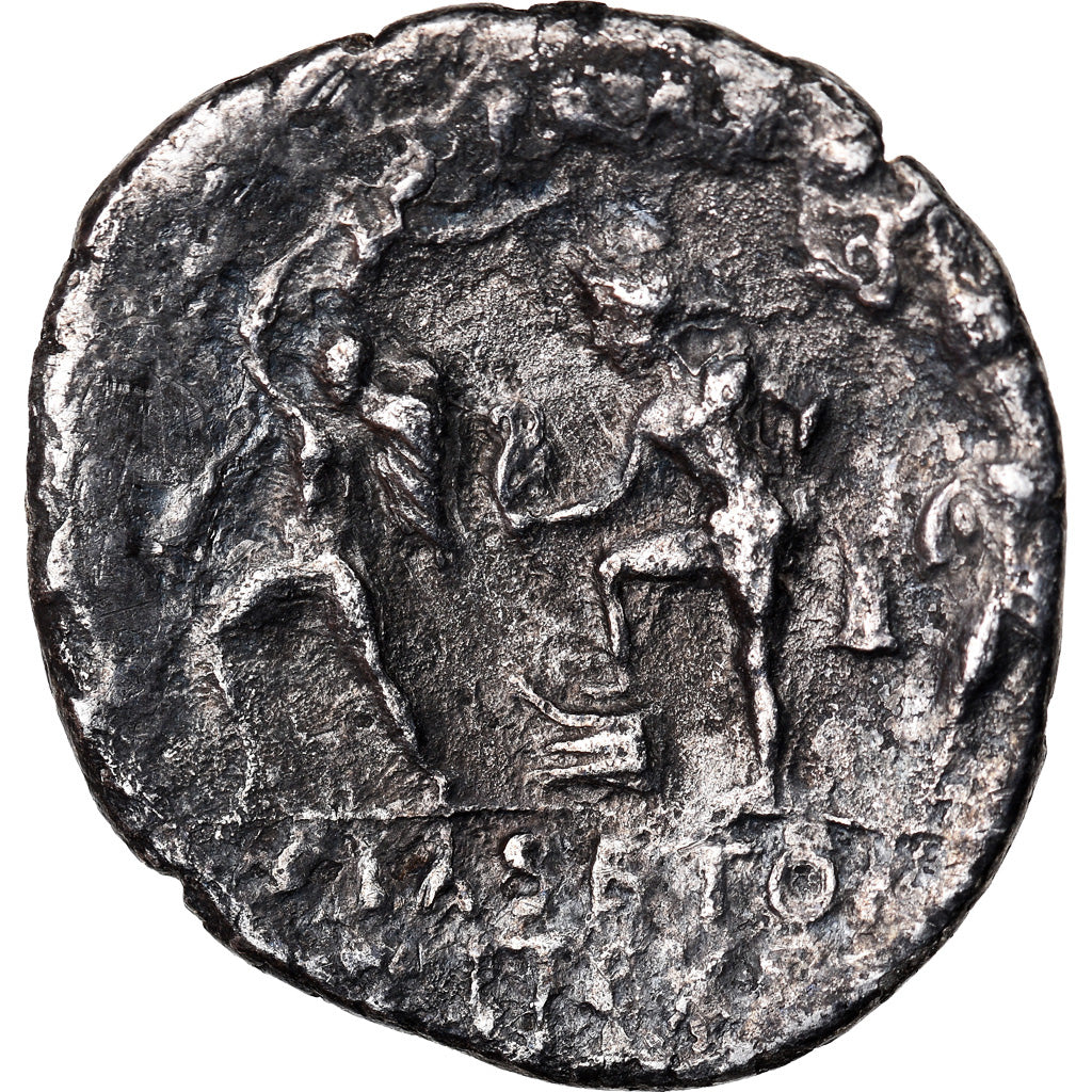 Münze, Sextus Pompey, Denarius, Sicily, S+, Silber, Crawford:511/3a