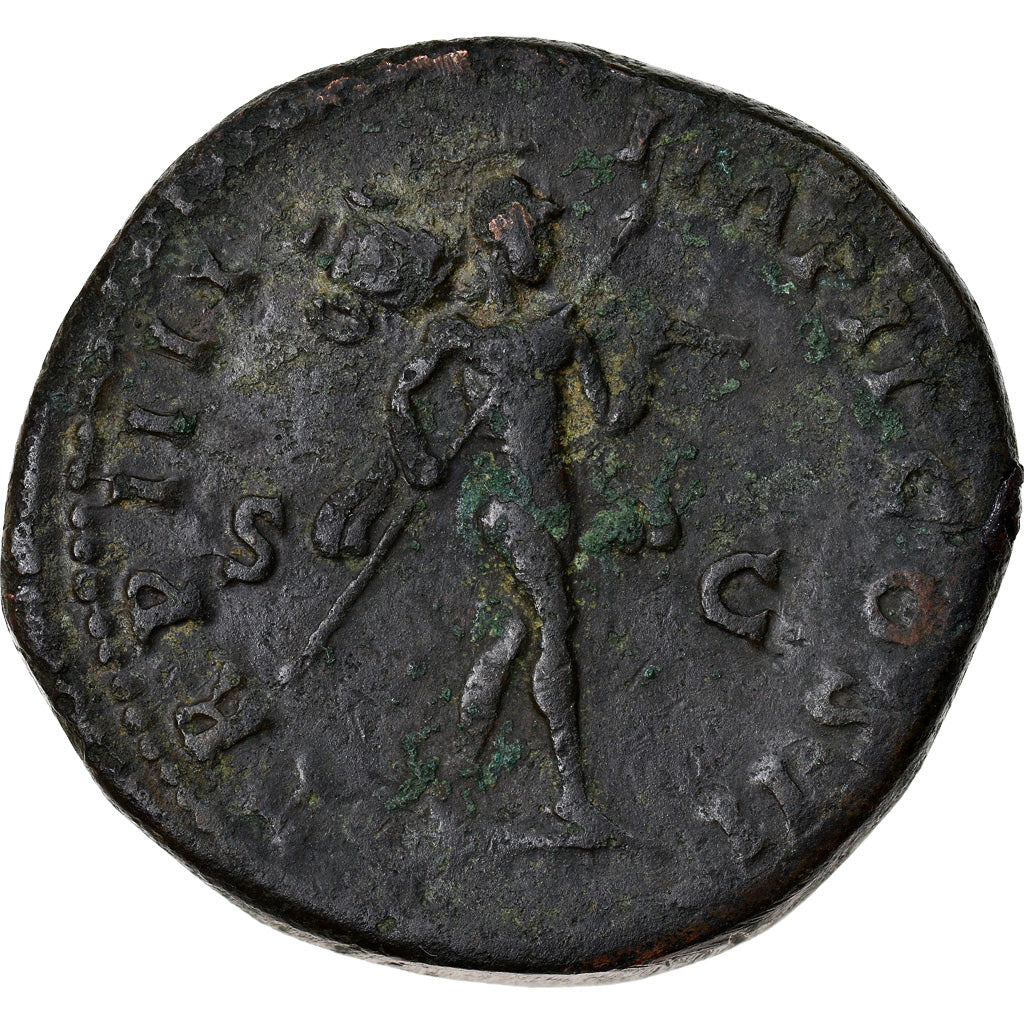 Münze, Lucius Verus, Sesterz, Roma, SS+, Bronze, RIC:1420