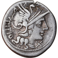 Moeda, Sempronia, Denarius, Rome, EF(40-45), Prata, Crawford:216/1
