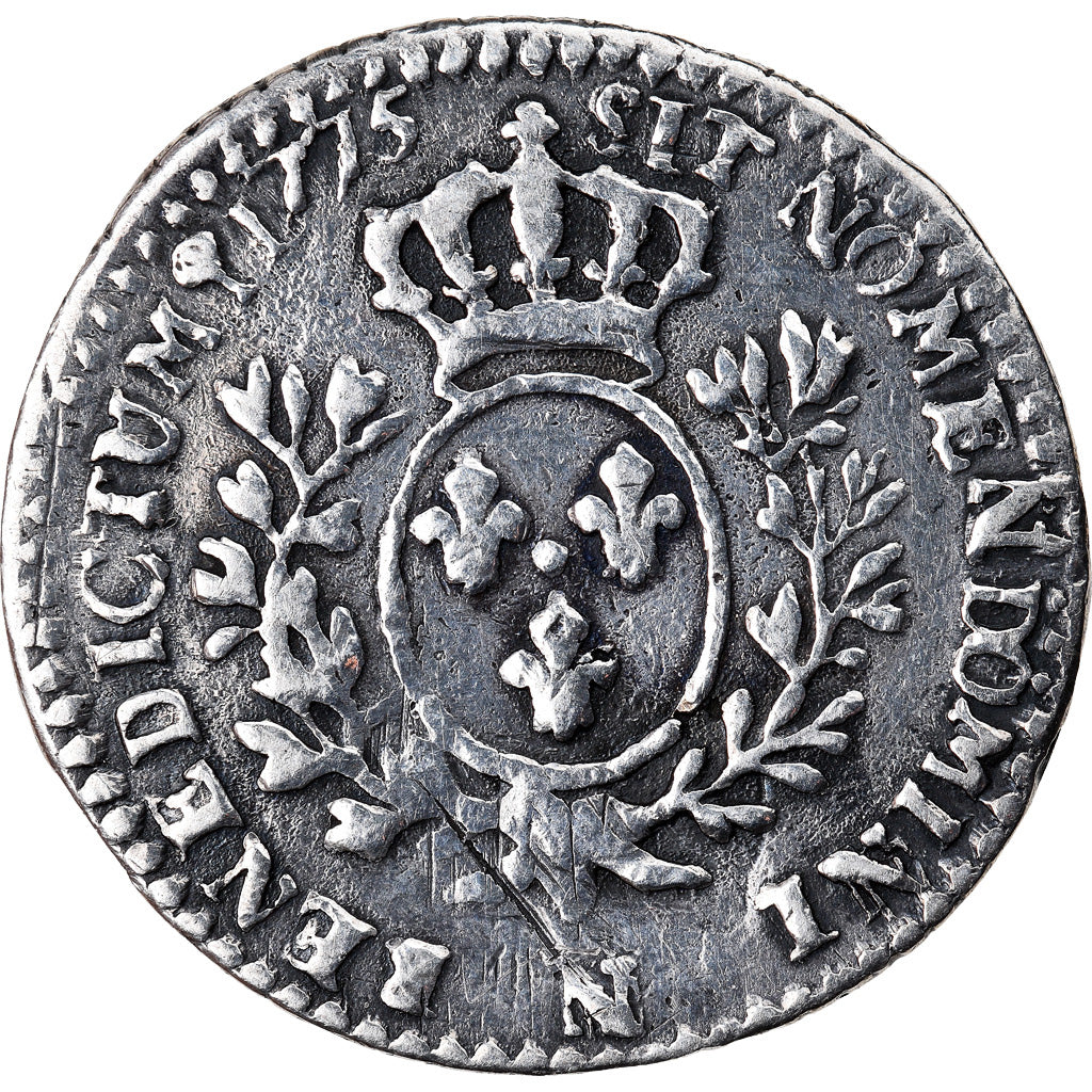 Moeda, França, Louis XVI, 1/10 Écu, 12 Sols, 1/10 ECU, 1775, Montpellier