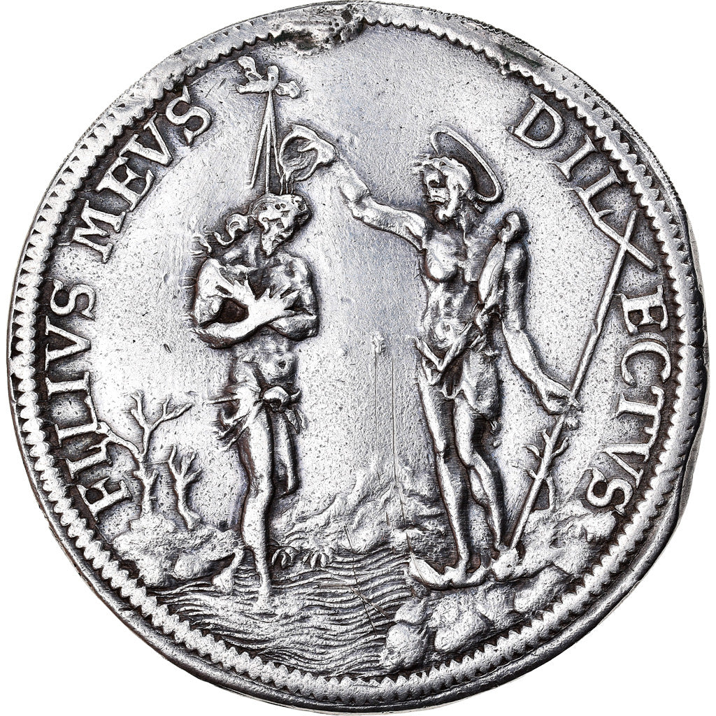 Monnaie, États italiens, TUSCANY, Cosimo III, Piastre, 1677, Florence, TB+