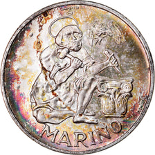Moneda, San Marino, 500 Lire, 1975, EBC+, Plata, KM:48