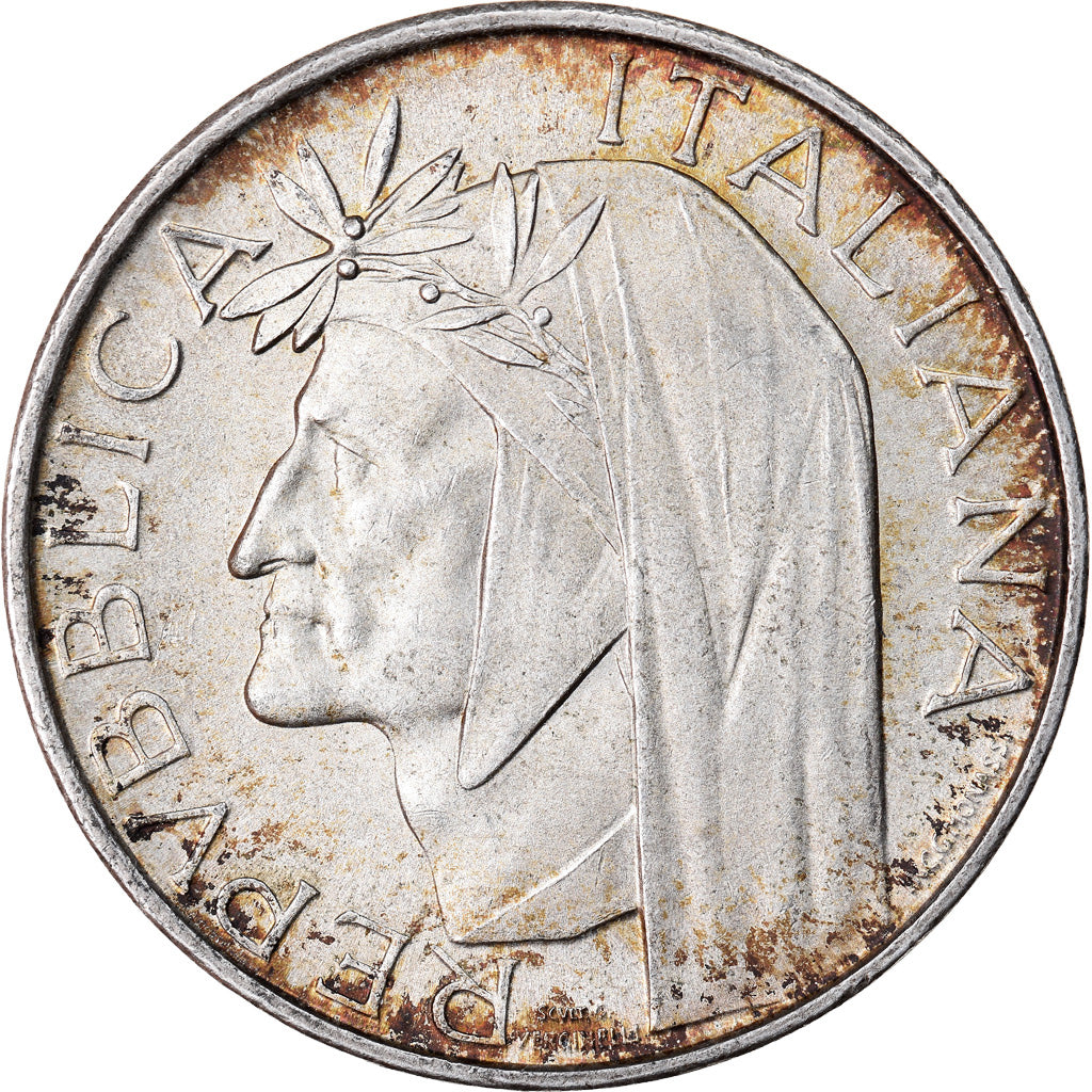 Coin, Italy, 500 Lire, 1965, Rome, MS(60-62), Silver, KM:100