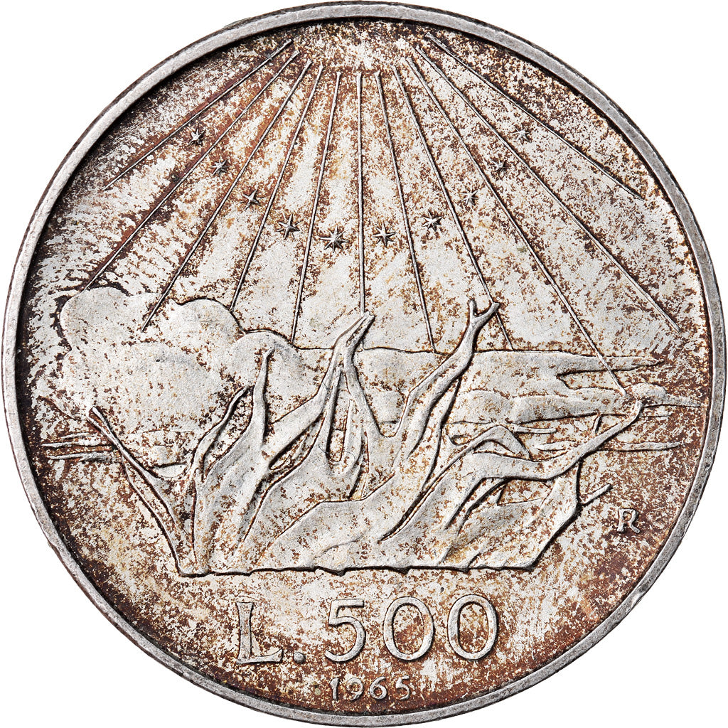 Monnaie, Italie, 500 Lire, 1965, Rome, SUP+, Argent, KM:100