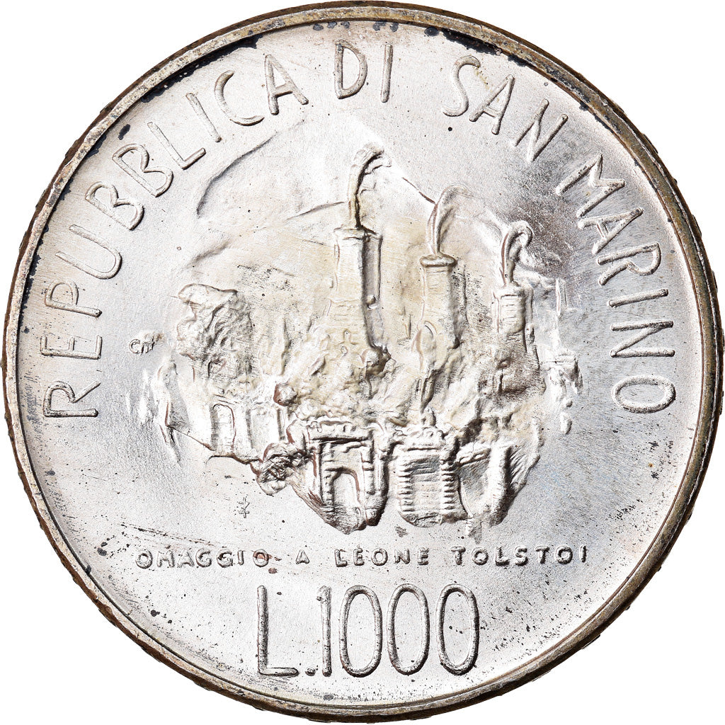 Münze, San Marino, 1000 Lire, 1978, Rome, UNZ, Silber, KM:85