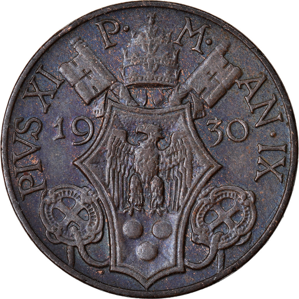 Moneta, PAŃSTWO WATYKAŃSKIE, Pius XI, 5 Centesimi, 1930, Roma, MS(60-62)