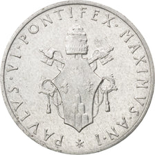 Coin, VATICAN CITY, Paul VI, Lira, 1963, MS(63), Aluminum, KM:76.1