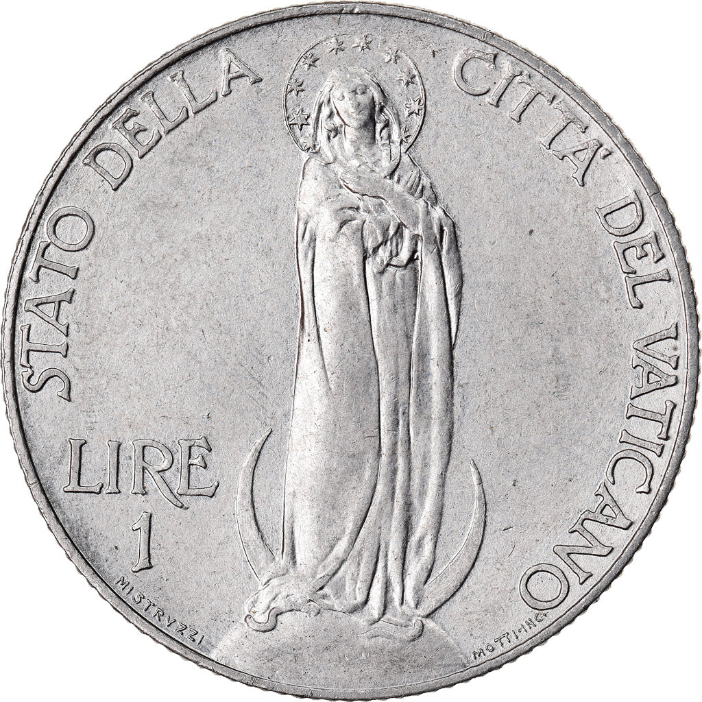 Moneta, CITTÀ DEL VATICANO, Pius XI, Lira, 1930, Roma, SPL, Nichel, KM:5