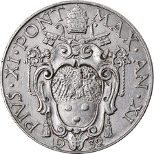 Münze, Vatikanstadt, Pius XI, 50 Centesimi, 1932, VZ, Nickel, KM:4