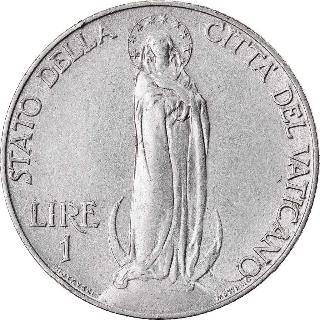 Moneta, CITTÀ DEL VATICANO, Pius XI, Lira, 1932, Roma, SPL, Nichel, KM:5