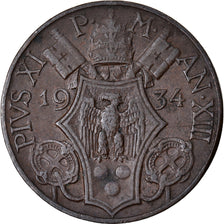 Monnaie, Cité du Vatican, Pius XI, 5 Centesimi, 1934, Roma, TTB+, Bronze, KM:1