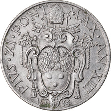 Coin, VATICAN CITY, Pius XI, Lira, 1934, EF(40-45), Nickel, KM:5