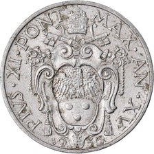 Coin, VATICAN CITY, Pius XI, 20 Centesimi, 1936, Roma, AU(55-58), Nickel, KM:3