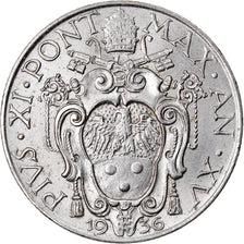 Coin, VATICAN CITY, Pius XI, Lira, 1936, AU(55-58), Nickel, KM:5
