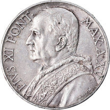 Moneta, CITTÀ DEL VATICANO, Pius XI, 10 Lire, 1936, BB+, Argento, KM:8