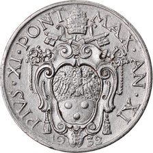 Coin, VATICAN CITY, Pius XI, 20 Centesimi, 1932, Rome, AU(50-53), Nickel, KM:3