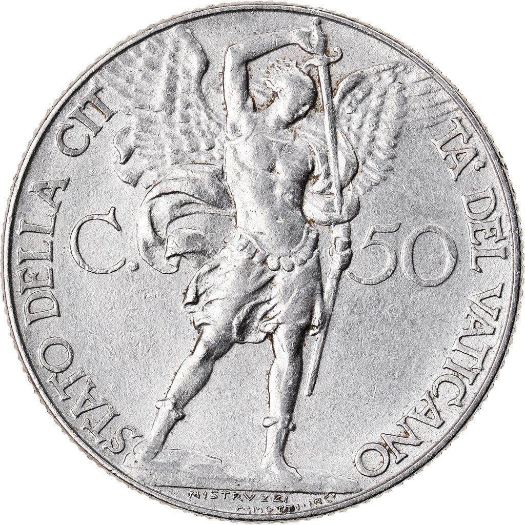 Moneta, CITTÀ DEL VATICANO, Pius XI, 50 Centesimi, 1937, Roma, SPL-, Nichel
