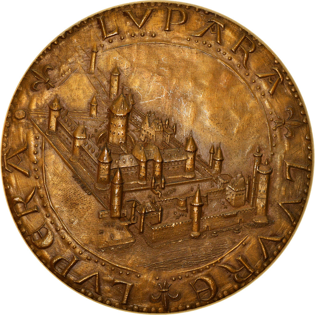 France, Medal, Philippe Auguste fait construire le premier Louvre, History