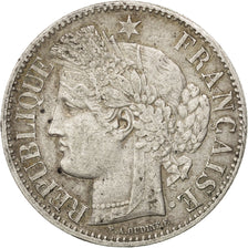 FRANCE, Cérès, 2 Francs, 1850, Paris, KM #760.1, EF(40-45), Silver, Gadoury #522