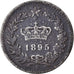 Moneta, Włochy, Umberto I, 20 Centesimi, 1895, Rome, VF(20-25), Miedź-Nikiel